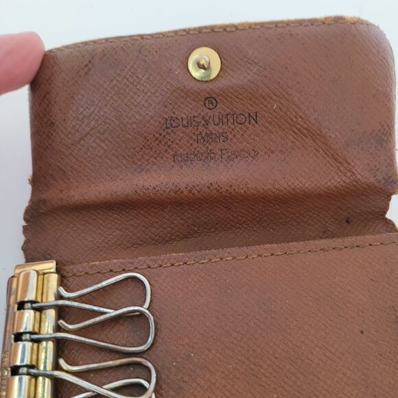Authentic Louis Vuitton Monogram Multicles 6 Key Hooks Case Brown Small 2000 - Picture 4 of 10
